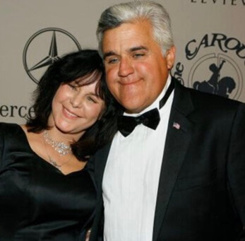 Jay Leno with his wife.